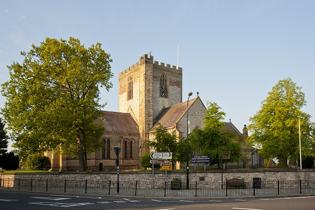 St Asaph Cathedral Gogledd Ddwyrain Cymru North East Wales